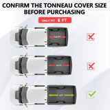Chevrolet Silverado GMC Sierra 1500 Hard Tri-fold Truck Bed Tonneau Cover for 8 FT (96") Bed 032