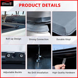 Chevrolet Silverado/GMC Sierra 1500 Soft Roll Up Truck Bed Tonneau Cover Compatible with 5.8 FT Bed 032