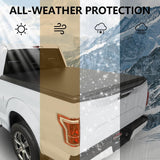 Soft Roll Up Truck Bed Tonneau Cover Fits 6.5 FT for Chevy Silverado/GMC Sierra 2500 3500 HD (07 Classic Body) Fleetside 6.5 FT (79") Bed 032