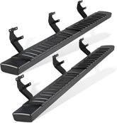 2015-2025 Ford F-150 Super Crew Cab and 2017-2025 F250 F350 Super Duty Crew Cab 6" Running Boards Rails Nerf Bars (Aluminum Alloy, for Vehicles with 4 Full Size Doors)