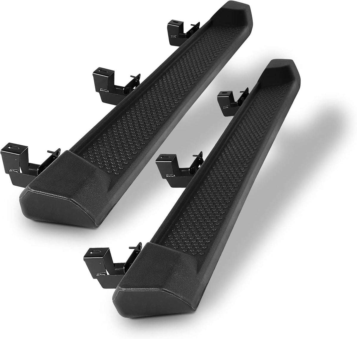 6 inch Running Boards & Side Steps Compatible with 2018-2025 Jeep Wrangler JL 4 Door, Jeep Wrangler 4xe, Matte Black Nerf Bars Step Bars(Not for JK Model)