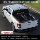 4.5ft Hard Folding Truck Bed Tonneau Cover For 2022 2023 2024 2025 Ford Maverick | 54" Bed Without Drilling 093