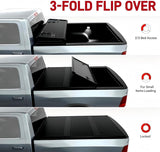 4.5ft Hard Folding Truck Bed Tonneau Cover For 2022 2023 2024 2025 Ford Maverick | 54" Bed Without Drilling 093