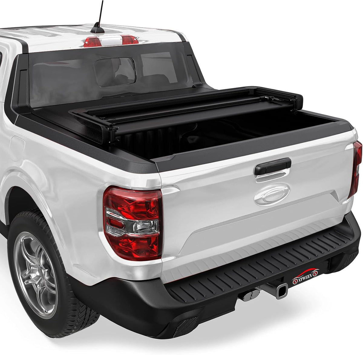 4.6 FT (54.4") Soft Folding Truck Bed Tonneau Cover For 2022-2025 Ford Maverick 4.5 FT Bed 093