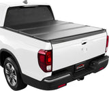 Hard Tri-fold Tonneau Cover Compatible for Honda Ridgeline 2017-2025 Fleetside (Not for Stepside) 5 FT Bed Fiberglass Reinforced Polymer