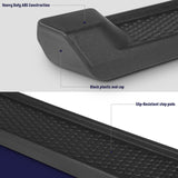 6 inch Running Boards & Side Steps Compatible with 2018-2025 Jeep Wrangler JL 4 Door, Jeep Wrangler 4xe, Matte Black Nerf Bars Step Bars(Not for JK Model)