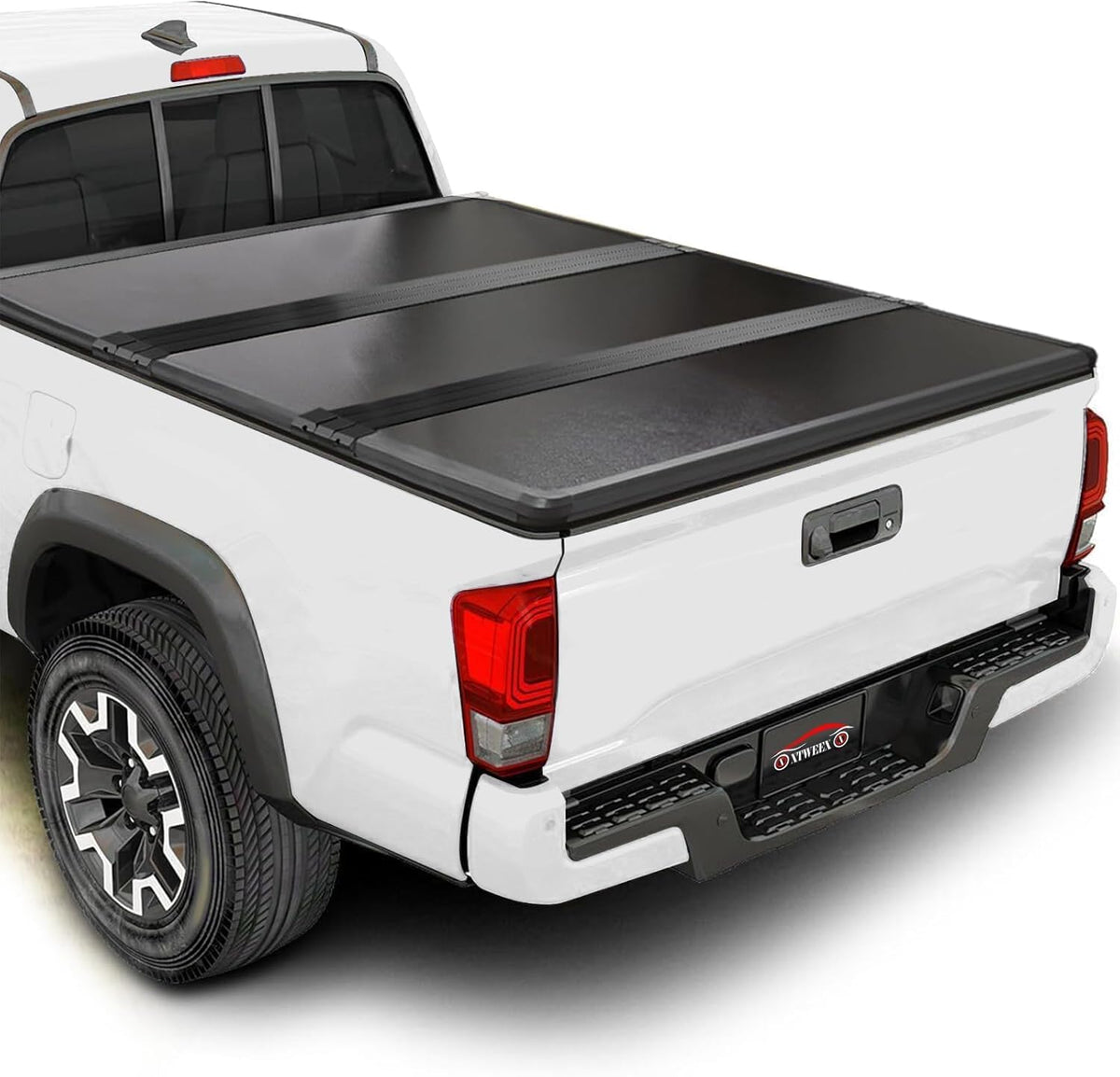 Hard Tri-fold Truck Bed Tonneau Cover For Toyota Tundra Fleetside 5.5 FT Bed (w/o Bed Storage Box) 055