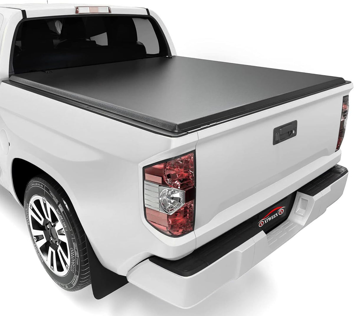 Soft Roll Up Truck Bed Tonneau Cover Fits for 2007-2021 Toyota Tundra Fleetside  Not for Trail Special Edition with Storage Boxes
